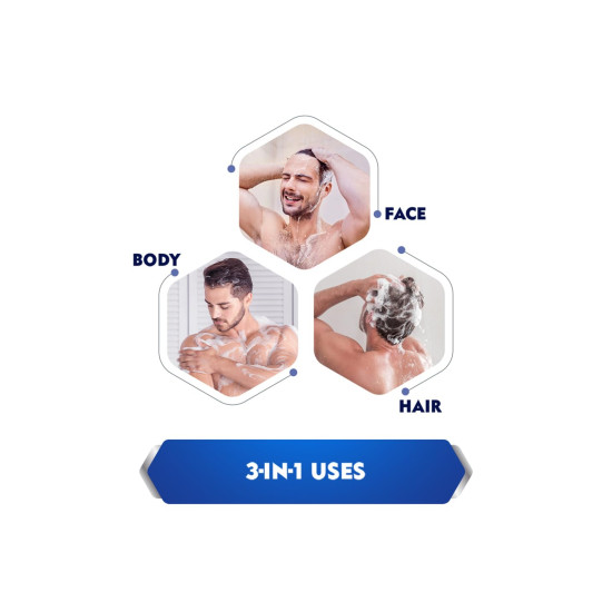 Nivea Active Clean Body Wash with Active Charcoal - Refreshing Cleanse