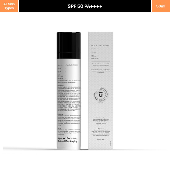 Underated Sunscreen SPF 50 PA++++ - Broad Spectrum UV Protection Underated Sunscreen SPF 50 PA++++ - Broad Spectrum UV Protection