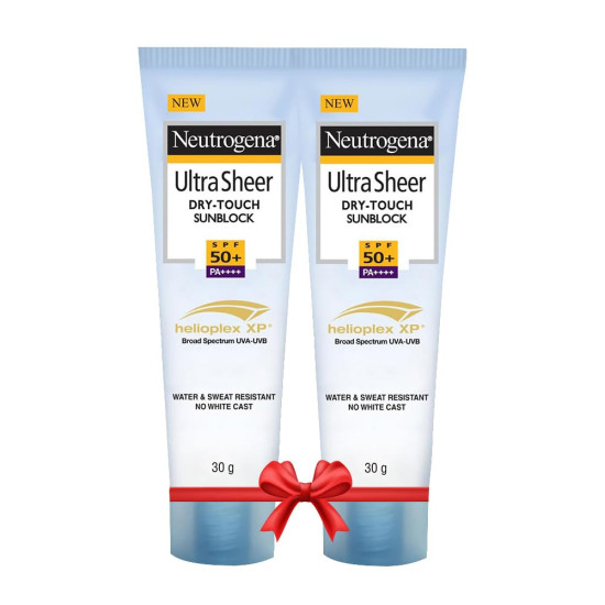 Neutrogena Ultra Sheer Sunscreen SPF 50+ - Broad Spectrum UVA/UVB Protection