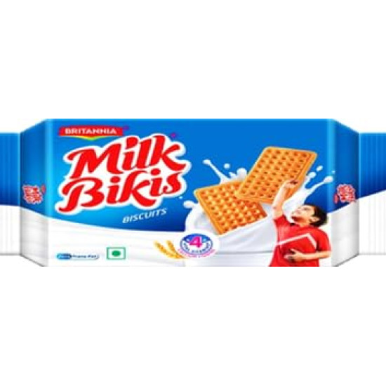Britannia Milk Bikis 100% Atta Biscuits 67g - Nutritious Snack