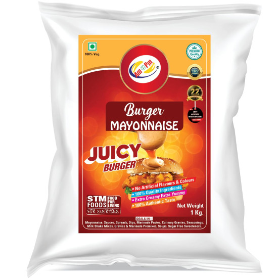 Am 2 Pm Burger Mayonnaise Spread - Multipurpose Creamy Sauce