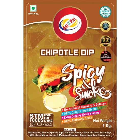 Am 2 Pm Chipotle Dip - Multipurpose Creamy Sauce for Burgers & More
