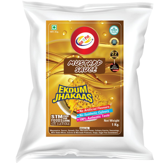 Am 2 Pm Mustard Sauce Dip - Perfect for Fish Tikka & More