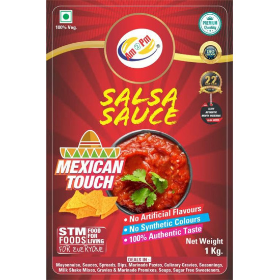 Am 2 Pm Mexican Salsa Sauce Dip - Authentic Mexican Flavor