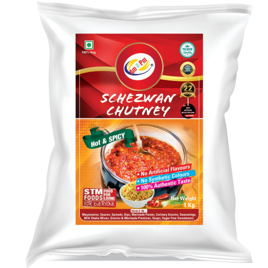 Am 2 Pm Schezwan Chutney - Spicy Chinese Stir-Fry Sauce 1Kg