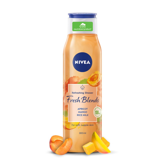 Nivea Fresh Blends Apricot Shower Gel - Vegan & Fruity Experience