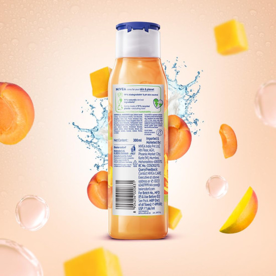 Nivea Fresh Blends Apricot Shower Gel - Vegan & Fruity Experience