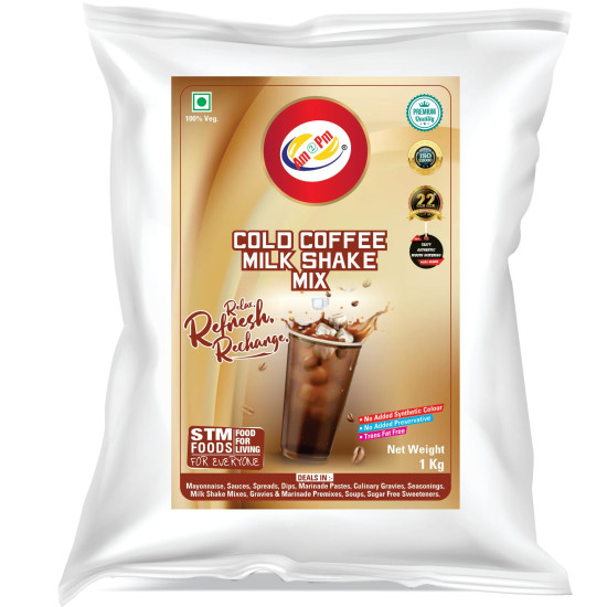 Am 2 Pm Premium Silky Smoothy Milk Shake Mix - Cold Coffee Flavor