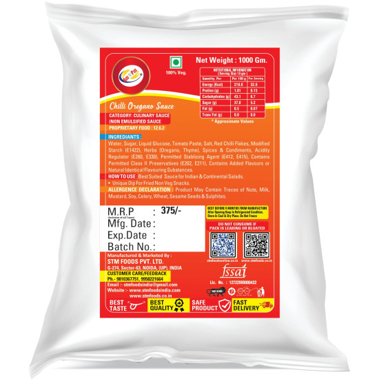 Am 2 Pm Chilli Oregano Sauce - 100% Vegan & Natural Ingredients