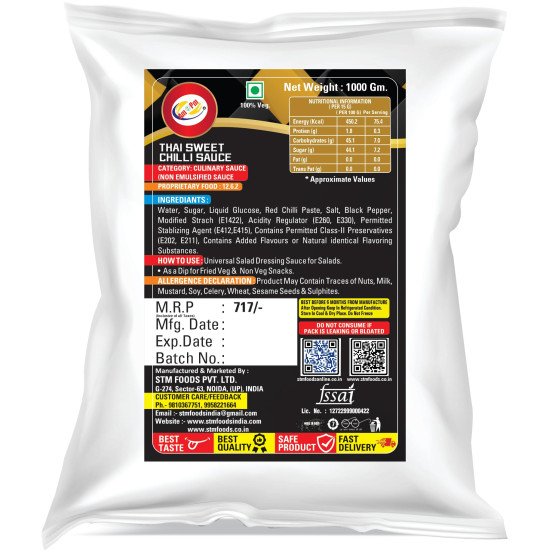 Am 2 Pm Thai Sweet Chilli Sauce - Unique Hot, Sweet, and Sour Blend