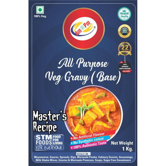 Am 2 Pm Veg All Purpose Gravy Mix - Instant Easy to Cook Mix Am 2 Pm Veg All Purpose Gravy Mix - Instant Easy to Cook Mix