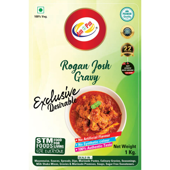 Am 2 Pm Rogan Josh Gravy - Ready To Cook Curry Paste 1 kg