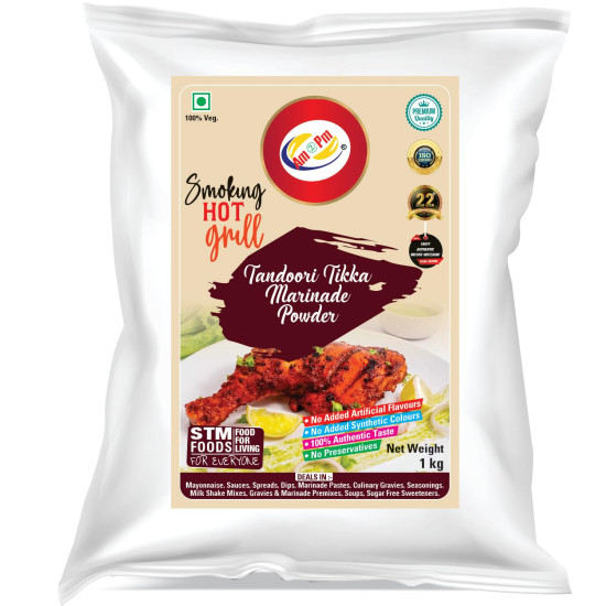 Am 2 Pm Tandoori Tikka Marinade Base Powder - Authentic Indian Flavor