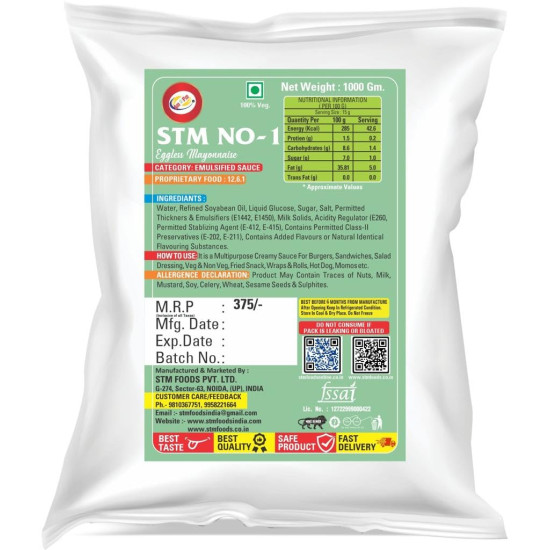 Am 2 Pm Mayonnaise Pack of 3 - Extra Creamy Delight