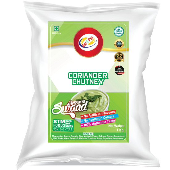 Am 2 Pm Mint, Coriander, Tamarind Powder - Fresh Mint Leaf Powder, 1KG Pack of 3