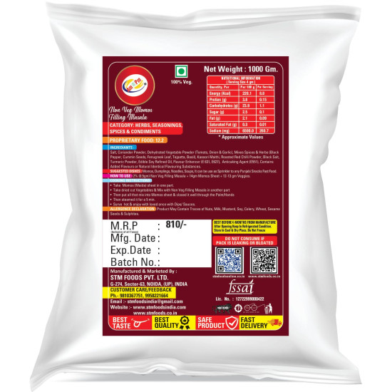 Am 2 Pm Momos Filling Masala - Easy & Ready to Eat - Pack of 3