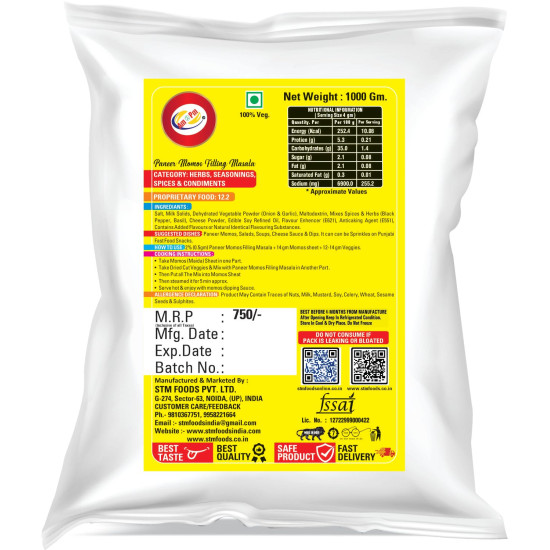 Am 2 Pm Momos Filling Masala - Easy & Ready to Eat - Pack of 3