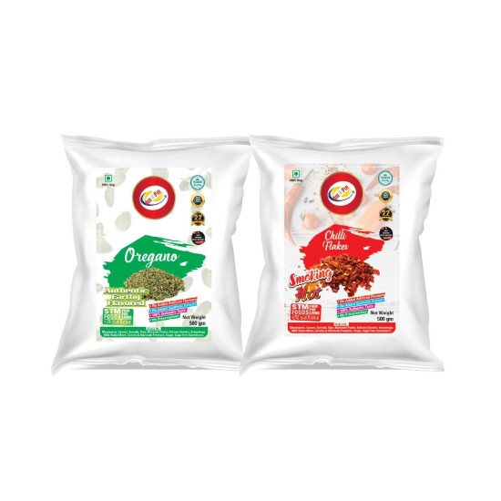 Am 2 Pm Chilli Flakes & Oregano - Authentic Pizza/Pasta Seasoning