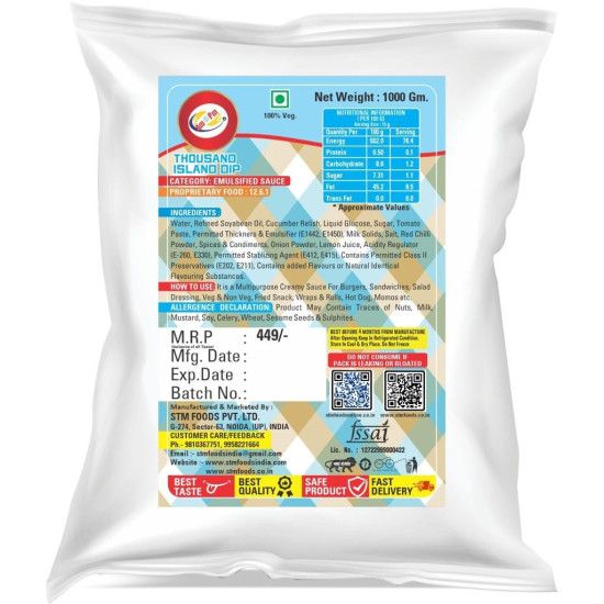 Am 2 Pm Harissa Mayonnaise, Thousand Island Dip & Mixed Herbs Seasoning - Gourmet Trio Pack