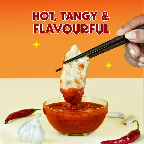 MasterChow Momo Chutney (250g) - Spicy Dipping Sauce with Garlic & Red Chillies