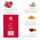Forest Essentials Luxury Sugar Soap - Iced Pomegranate & Kerala Lime - Ayurvedic Handmade Soap