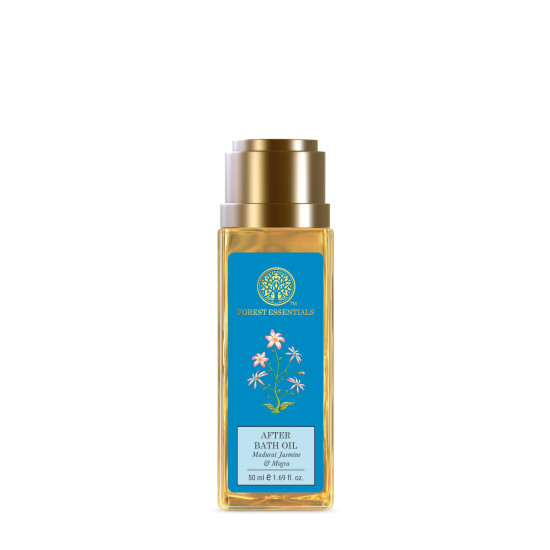 Forest Essentials After Bath Oil Madurai Jasmine & Mogra - Ayurvedic Scented Natural Oil