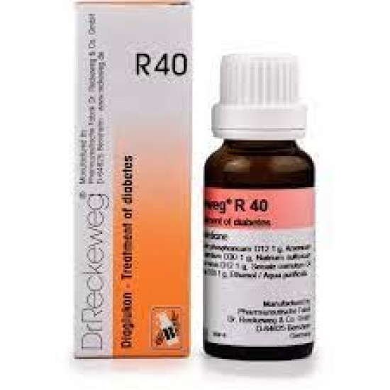 Dr Reckeweg R40 (Diaglukon) 22ml - Homeopathic Metabolic Support