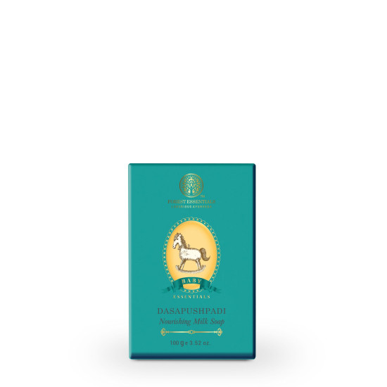 Forest Essentials Dasapushpadi Nourishing Milk Soap - Natural & Ayurvedic Baby Soap