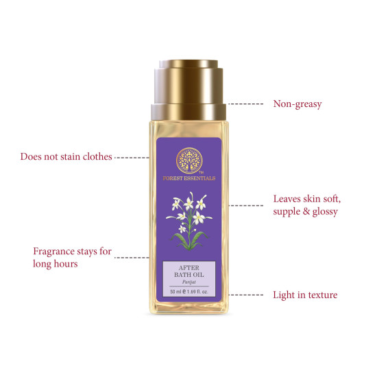 Forest Essentials After Bath Oil Parijat - Ayurvedic Scented Natural Oil