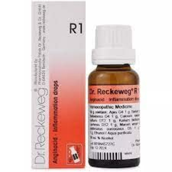 Dr Reckeweg R1 (Anginacid) 22ml - Homeopathic Remedy for Throat Health