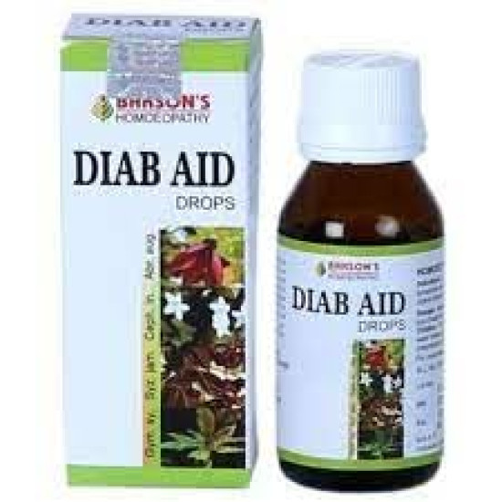 Organic Homoeo Diab Aid Drop 30 ml (Pack of 2) - Natural Health Support