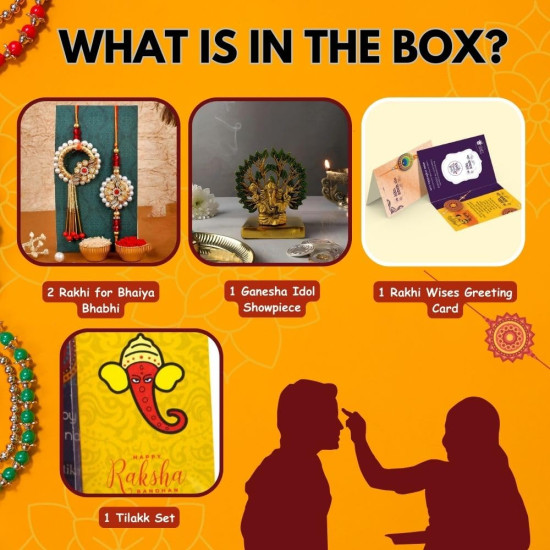CraftVatika Rakhi Gift Combo - Celebrate Raksha Bandhan with Elegance