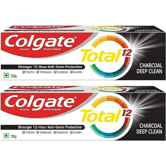 Total 12 Whole Mouth Health Toothpaste - Charcoal Deep Clean