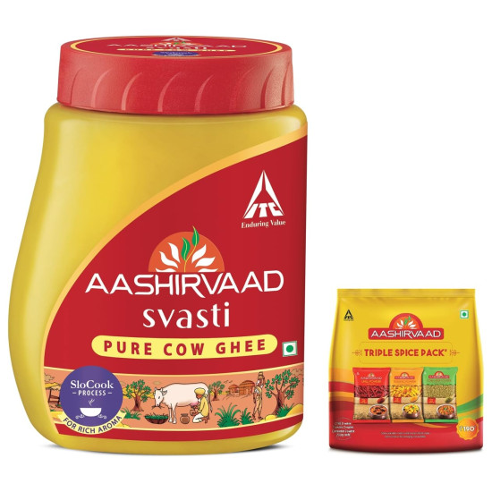 Aashirvaad Svasti Ghee & Spices Combo - Premium Quality
