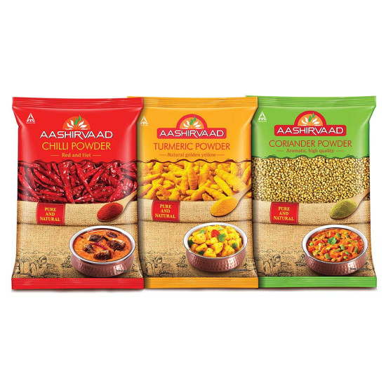 Aashirvaad Svasti Ghee & Spices Combo - Premium Quality