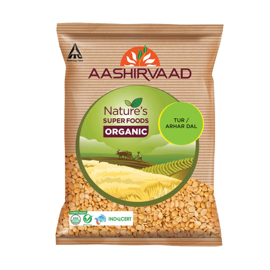 Aashirvaad Nature's Super Foods Organic Arhar/Tur Dal & Gluten Free Flour - Quality and Nutrition