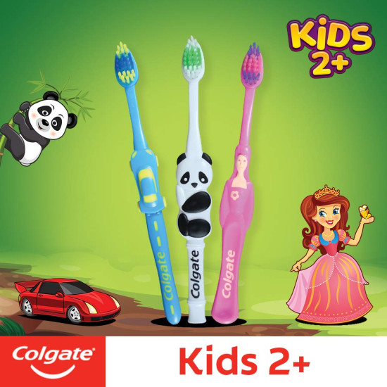 Colgate Kids Anticavity Toothpaste & Manual Toothbrush Set - Gentle Oral Care for Ages 2-5