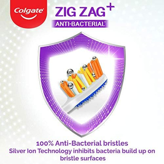 Colgate Batman Anticavity Toothpaste & Colgate ZigZag Manual Toothbrush - Complete Oral Care