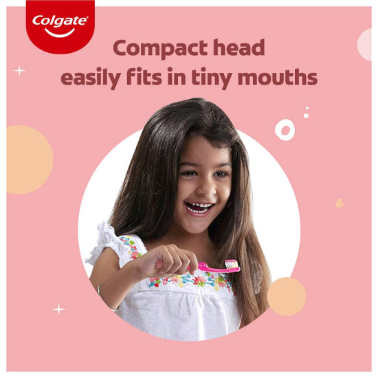 Colgate Kids Anticavity Toothpaste & Barbie Manual Toothbrush - Gentle Oral Care for Children