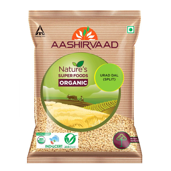 Aashirvaad Organic Urad Dal Split & Chana Dal - Quality and Nutrition