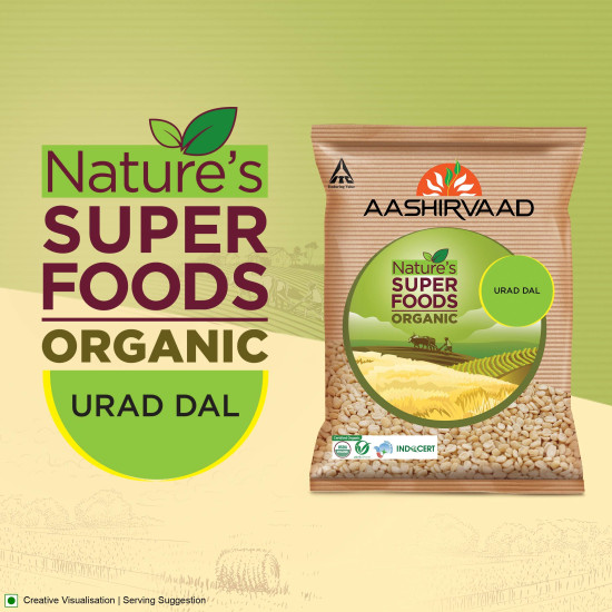 Aashirvaad Organic Urad Dal Split & Chana Dal - Quality and Nutrition