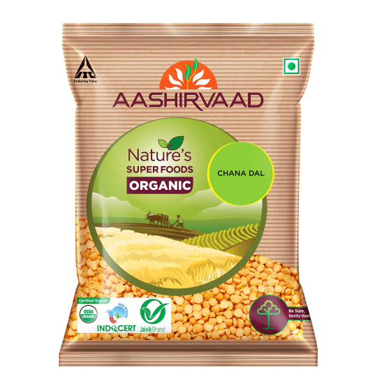 Aashirvaad Organic Urad Dal Split & Chana Dal - Quality and Nutrition