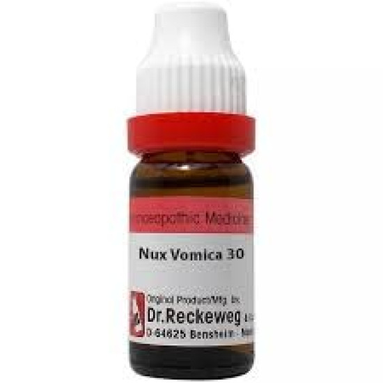 Dr Reckeweg Nux Vomica 30 CH (11ml) - Homeopathic Digestive Relief