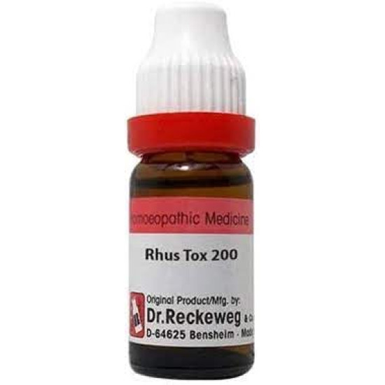 Dr. Reckeweg Rhus Tox Dilution 200 CH - Organic Homeopathic Remedy