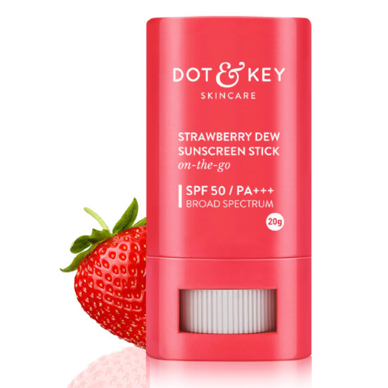 DOT & KEY Strawberry Dew SPF 50 Sunscreen Stick - Broad Spectrum Protection