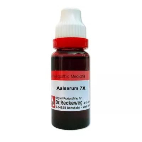 Dr Reckeweg Aalserum 7X (20ml) - Homeopathic Remedy for Vitality
