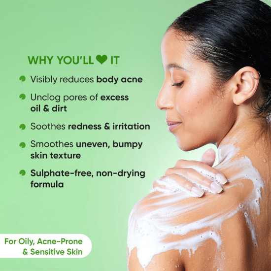 Dot & Key Cica & 1% Salicylic Daily Exfoliating Shower Gel - Acne Control & Skin Smoothness