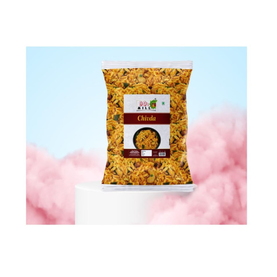 90's MILL Authentic Marathi Organic Chivda Namkeen - Healthy Indian Snack