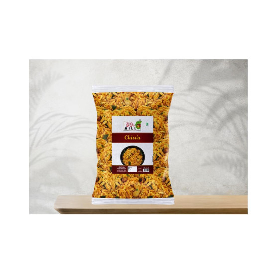 90's MILL Authentic Marathi Organic Chivda Namkeen - Healthy Indian Snack