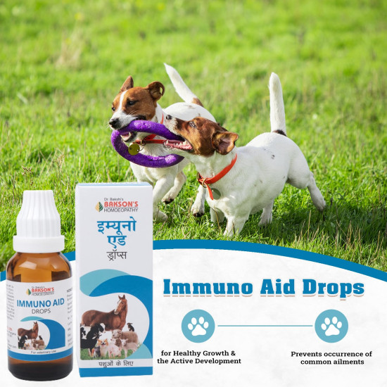 Bakson Veterinary Immuno Aid Drops 30 ML - Immune System Support for Pets
